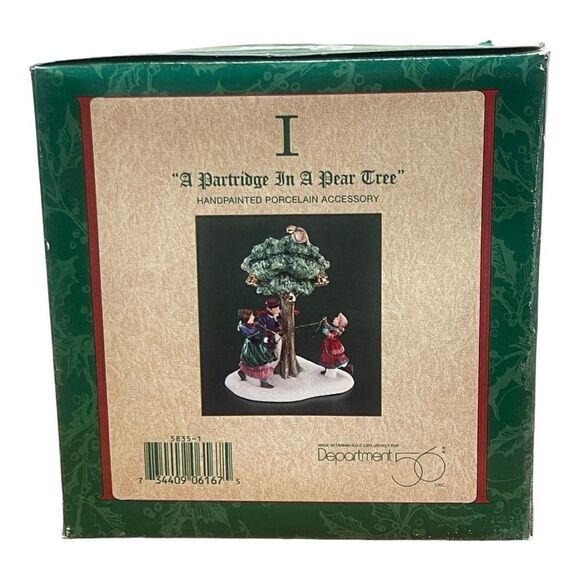 Dept. 56 "A Partridge In A Pear Tree" Twelve Days Of Dickens Village #1 - EUC - Picture 7 of 8